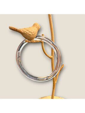 Vintage Clear Lucite Bangle Bracelet With Bubble Design - 2.5 Inches Diameter